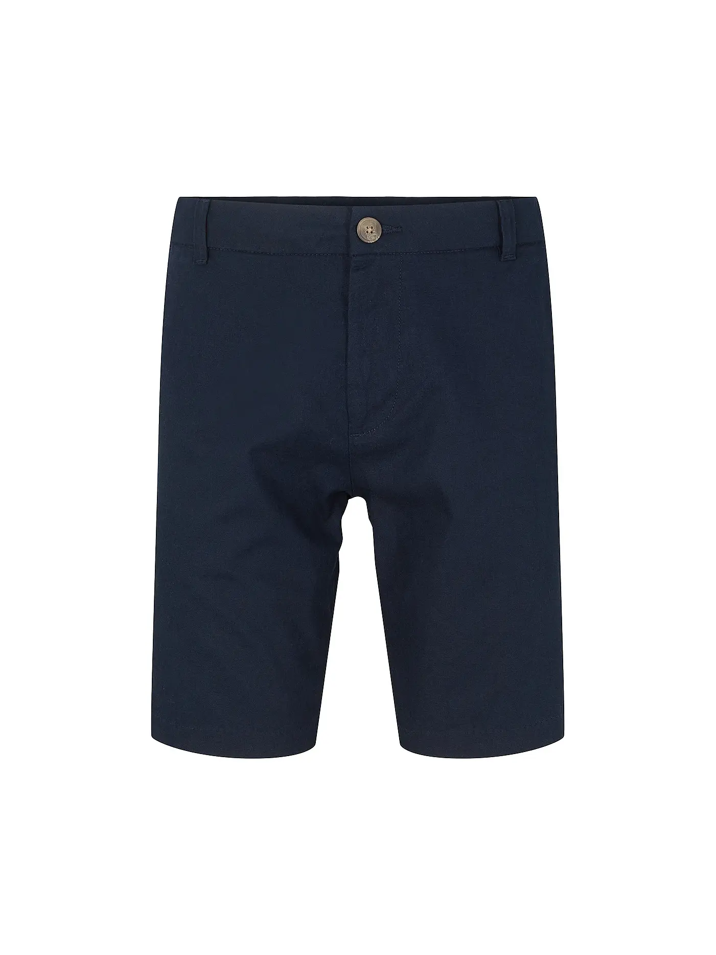 TOM TAILOR | Leinenbermuda | blau